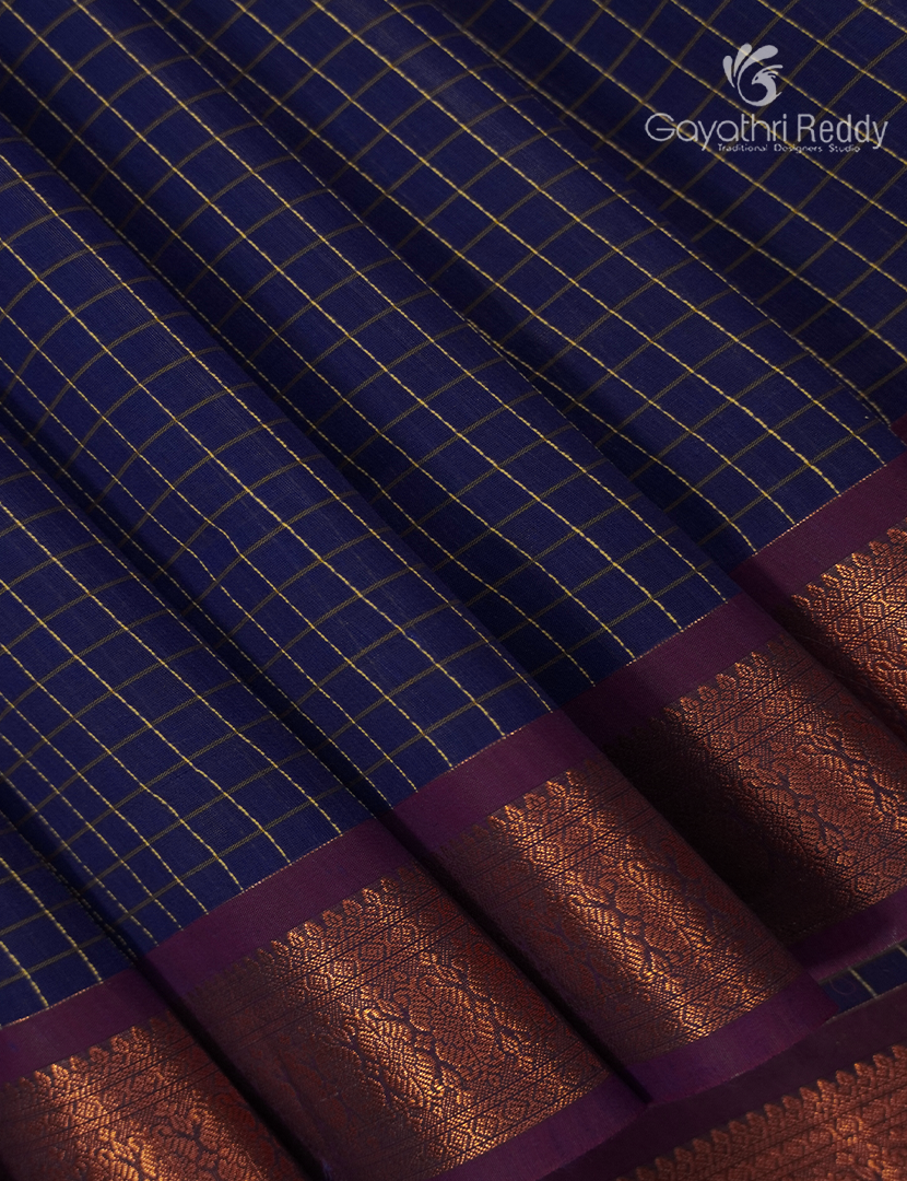 Kanchipuram Sico Saree in Purple and Jamun