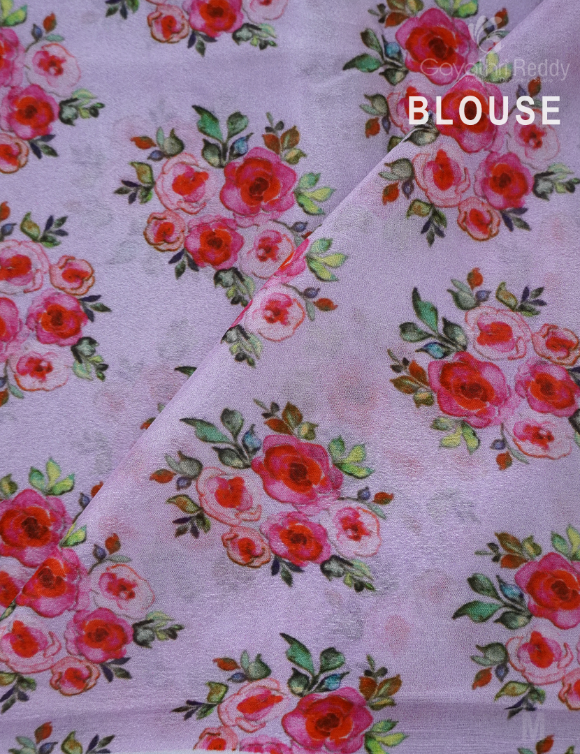 GEORGETTE PRINTED SAREE-PGP33