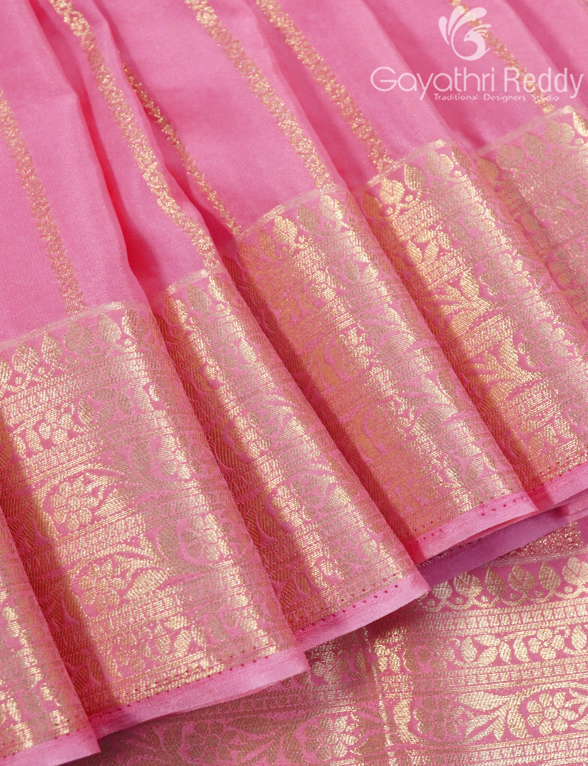 SEMI MYSORE CRAPE SAREE-SMC361