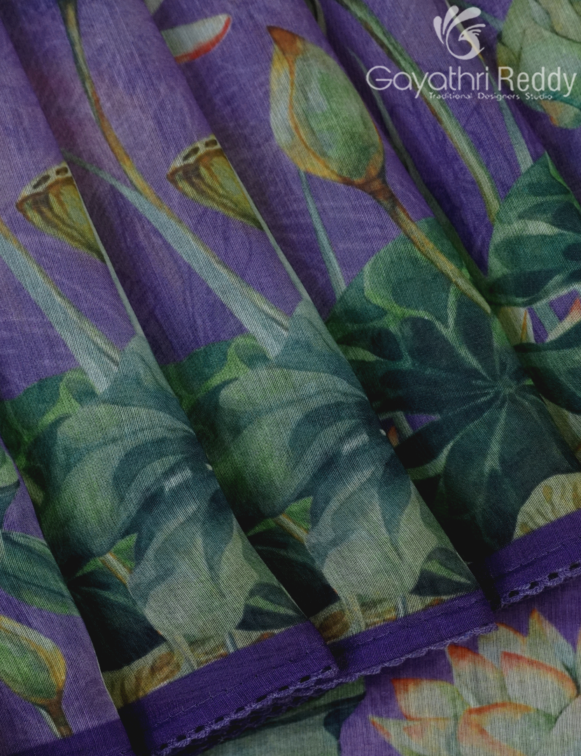 CHANDERI SILK SAREE-CPS1077