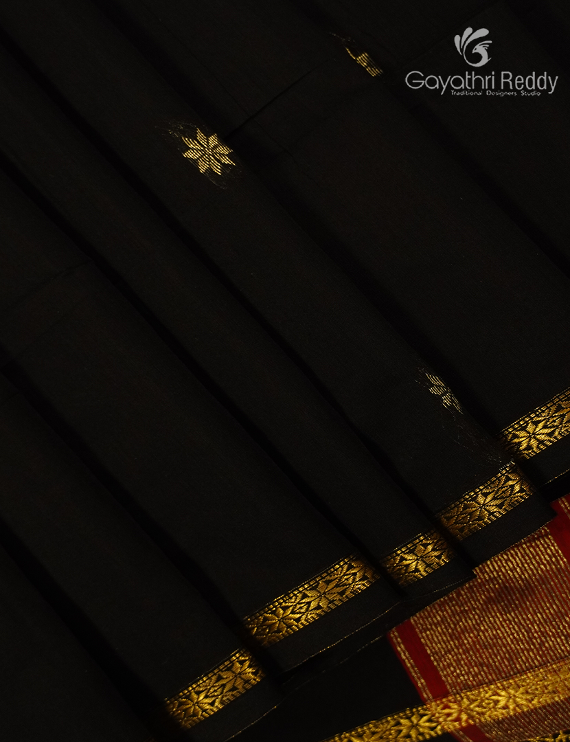 Sico Saree in Black and Red