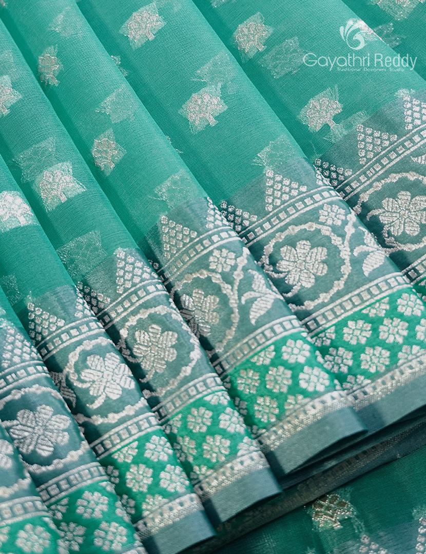 BANARAS ORGANZA FANCY SAREES -BOF1