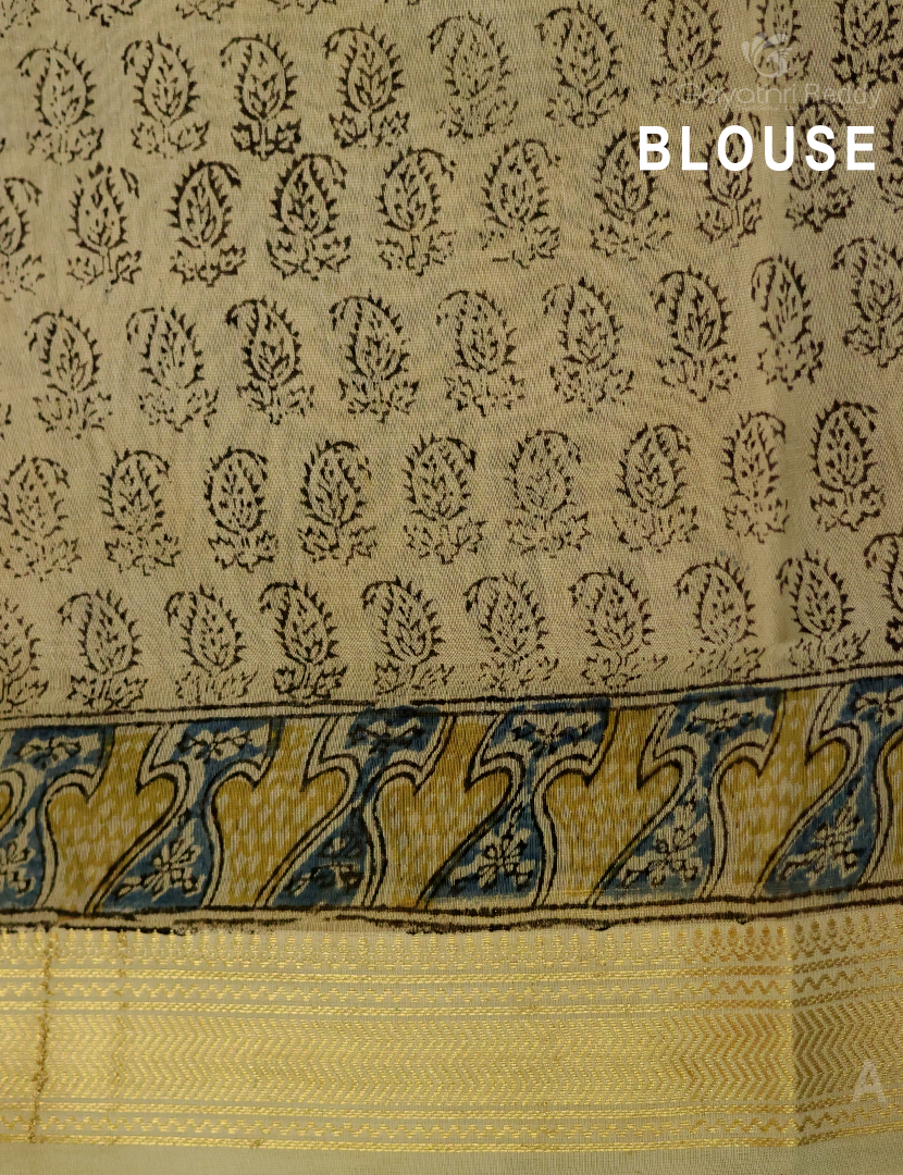 PURE KALAMKARI CHANDERI-KCS43