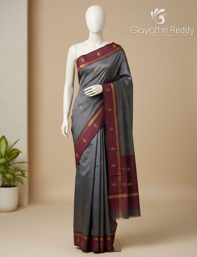 PURE KHADI PATTU SAREE-KHP1225
