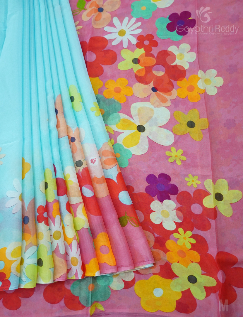 GEORGETTE PRINTED SAREE-PGP30