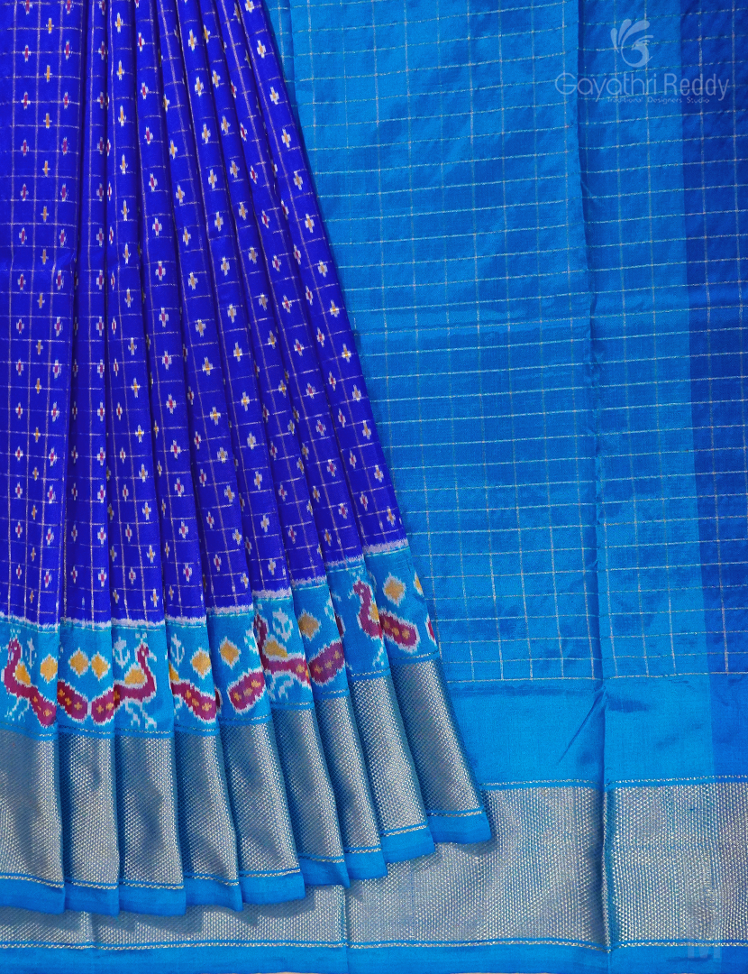 PURE IKKAT PATTU LEHANGA(FREE SIZE)-IPL98