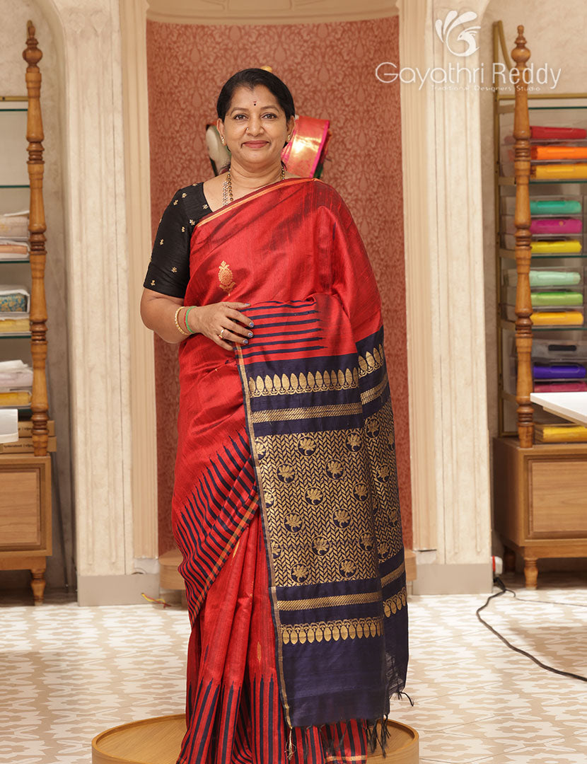 PURE KHADI PATTU SAREE-KHP1308