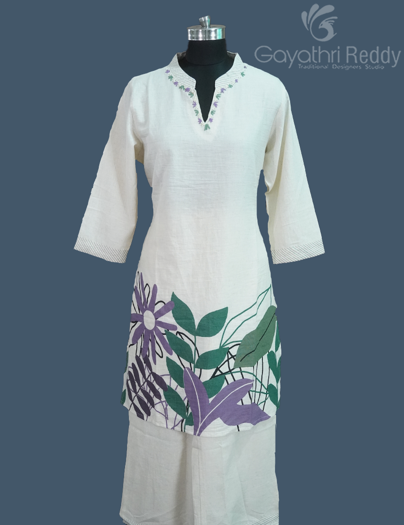 READYMADE DRESS SET(2PC)-KDS1163