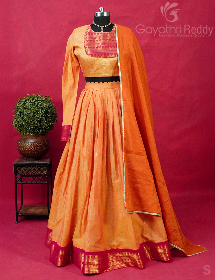PURE KANCHI COTTON LEHENGA-KCL2