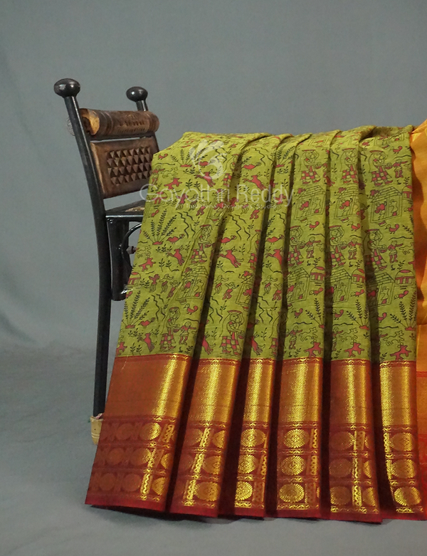 PURE NARAYANPET COTTON PRINTED-NCP32