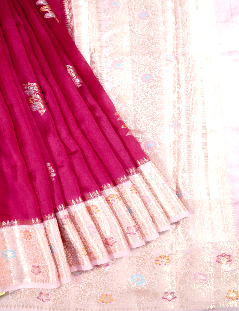 MANGO SILK SAREE -PRM932