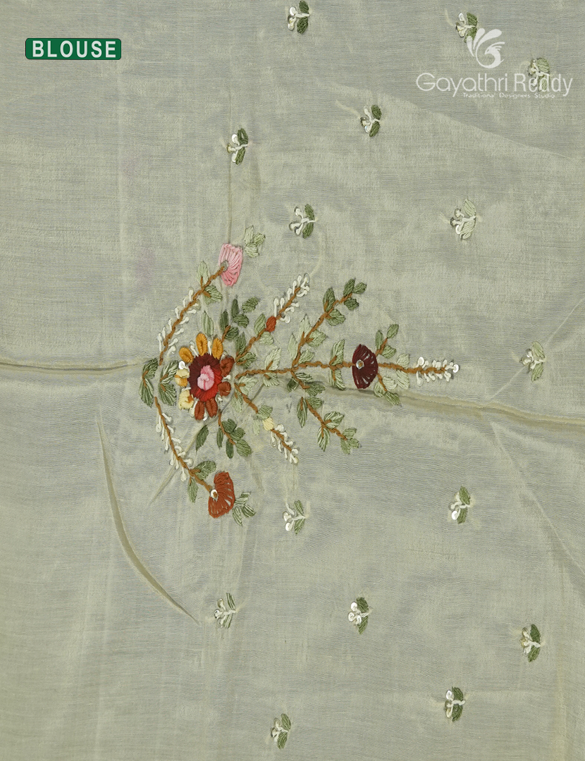 Work Blouse Fabric in Cream - 1 meter Length