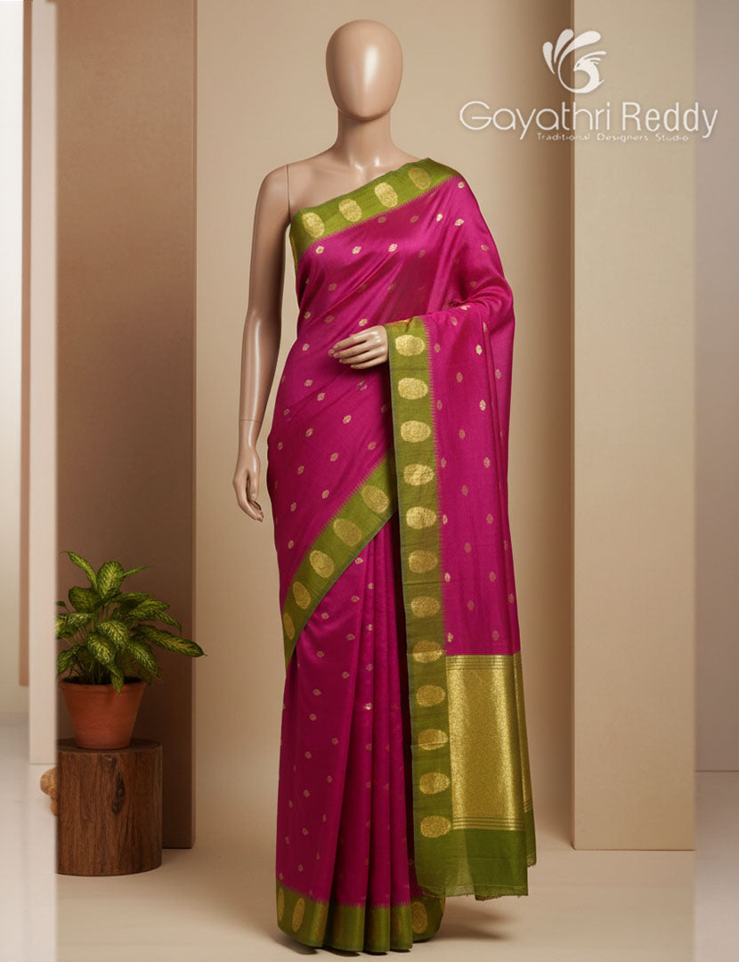 SEMI TUSSAR SAREE-ST1068