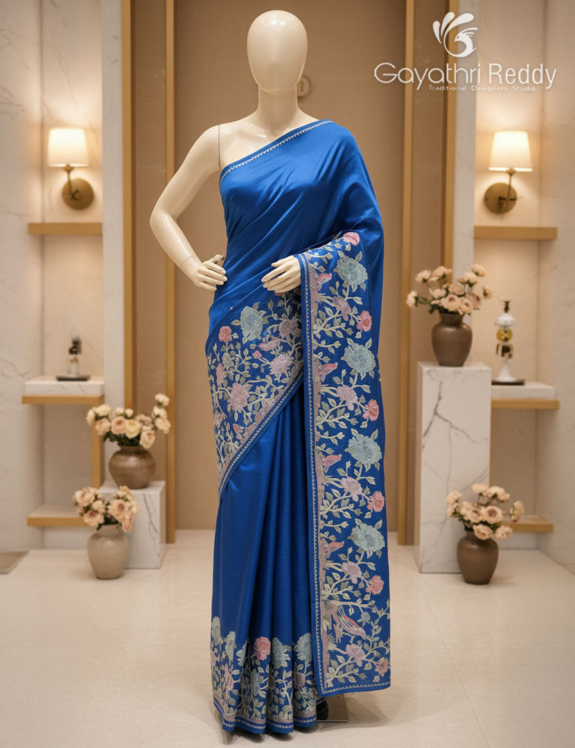 DUPION SILK FANCY SAREE -DSF30