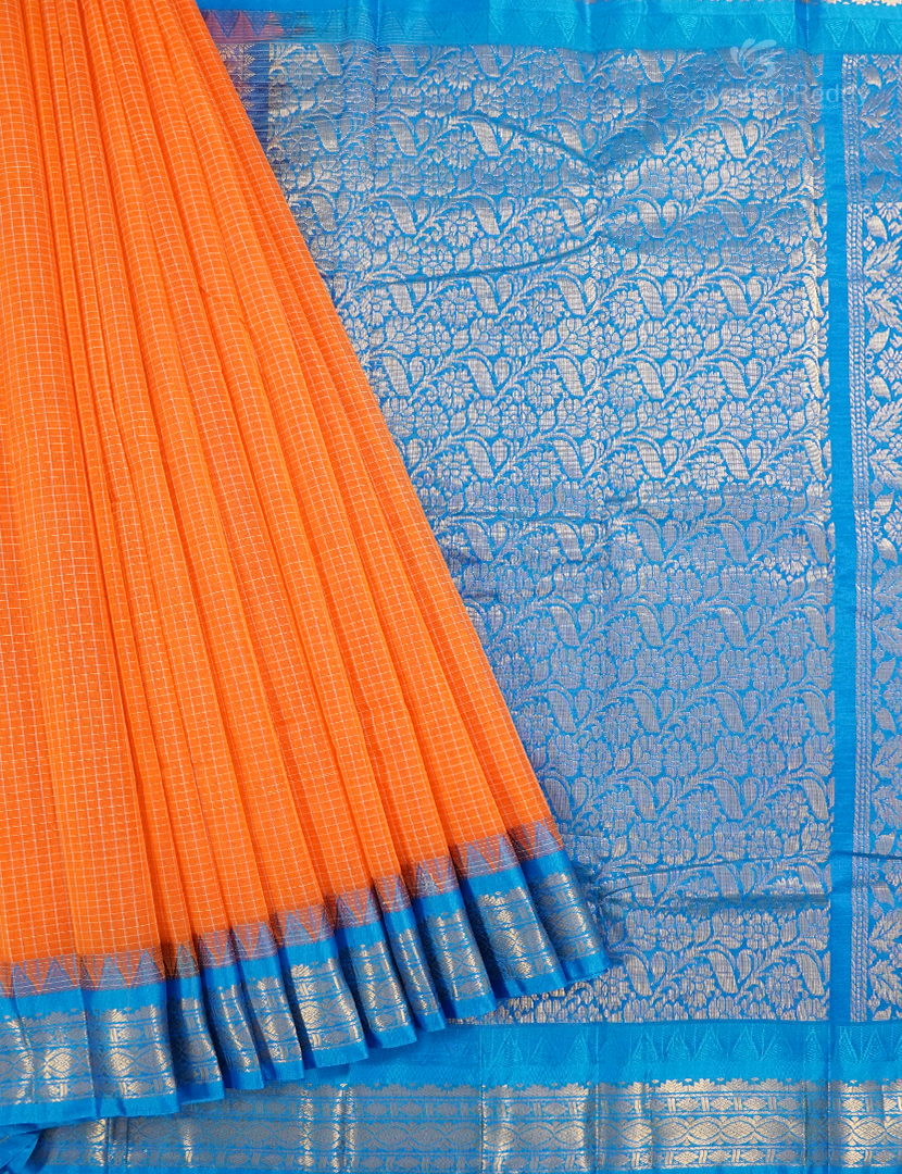 Pure Gadwal Cotton Saree-GGC1629