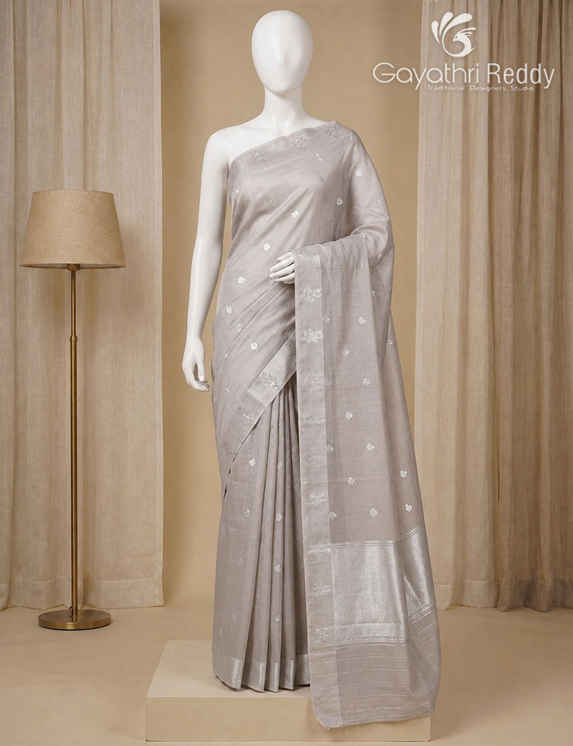 PURE BANARAS KORA SILK-BKS116