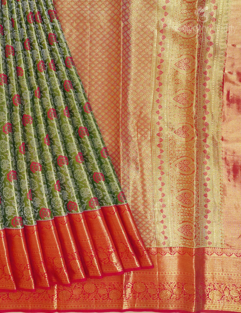 PURE KANCHI PATTU TISSUE-KP7309
