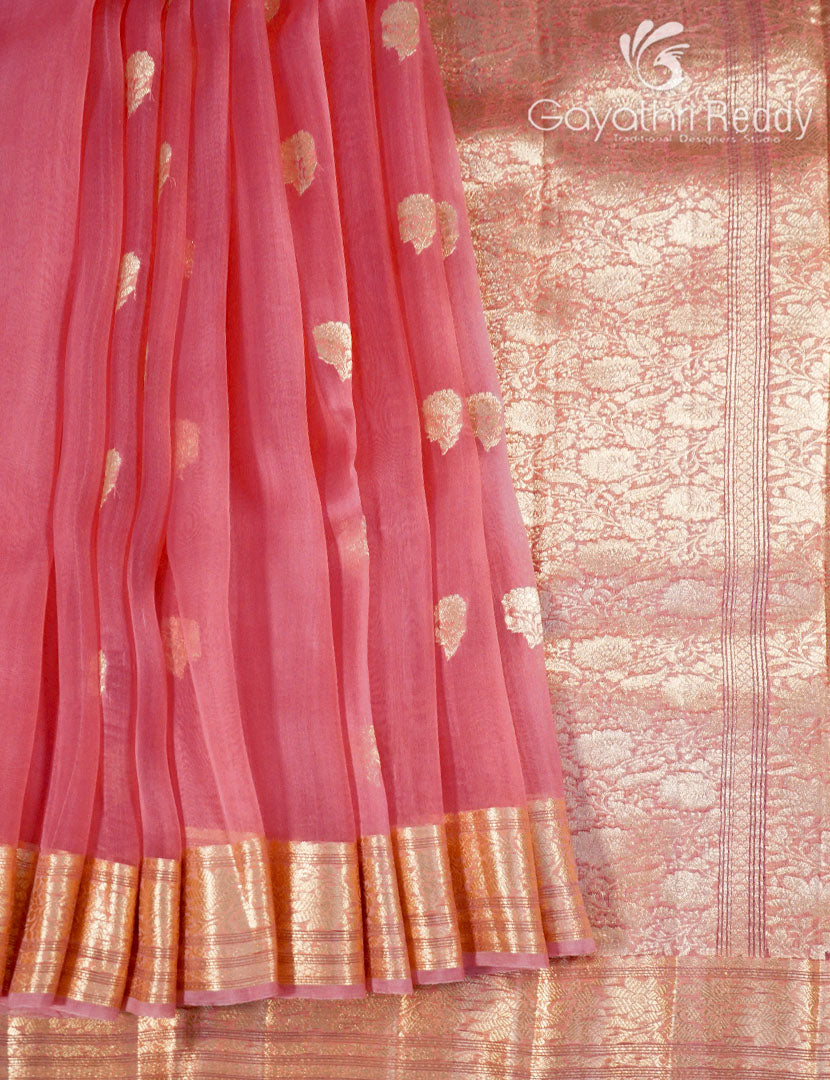 PURE BANARAS KORA SILK-BKS142