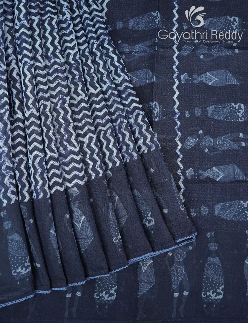 CHANDERI SILK SAREE-CPS1130