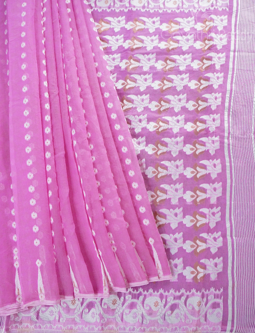 JAMDANI COTTON(WITHOUT BLOUSE)-JMC560