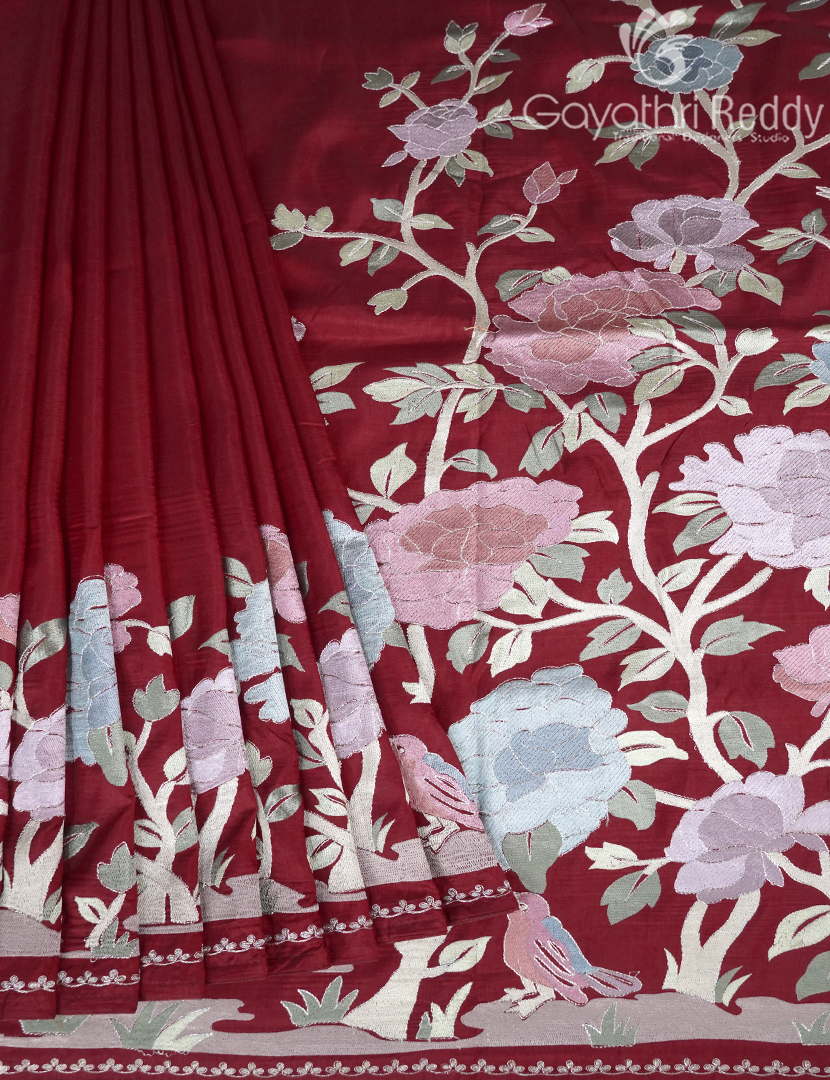 DUPION SILK FANCY SAREE -DSF15