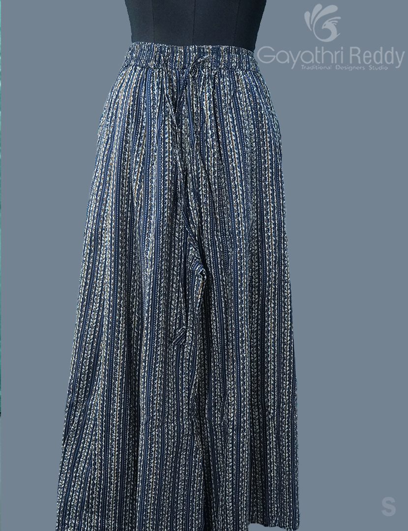 KALAMKARI COTTON PLAZZO-PKC1