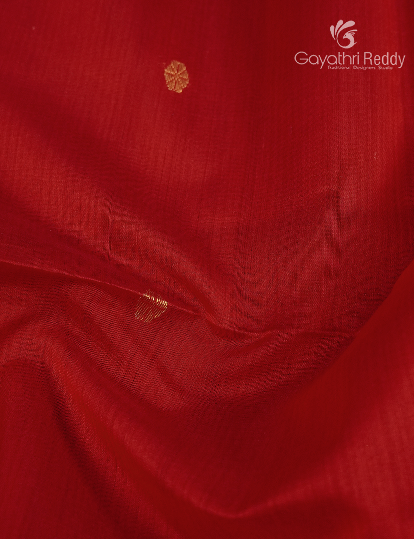 Pure Chanderi Sico Saree in Rani Pink and Royal blue