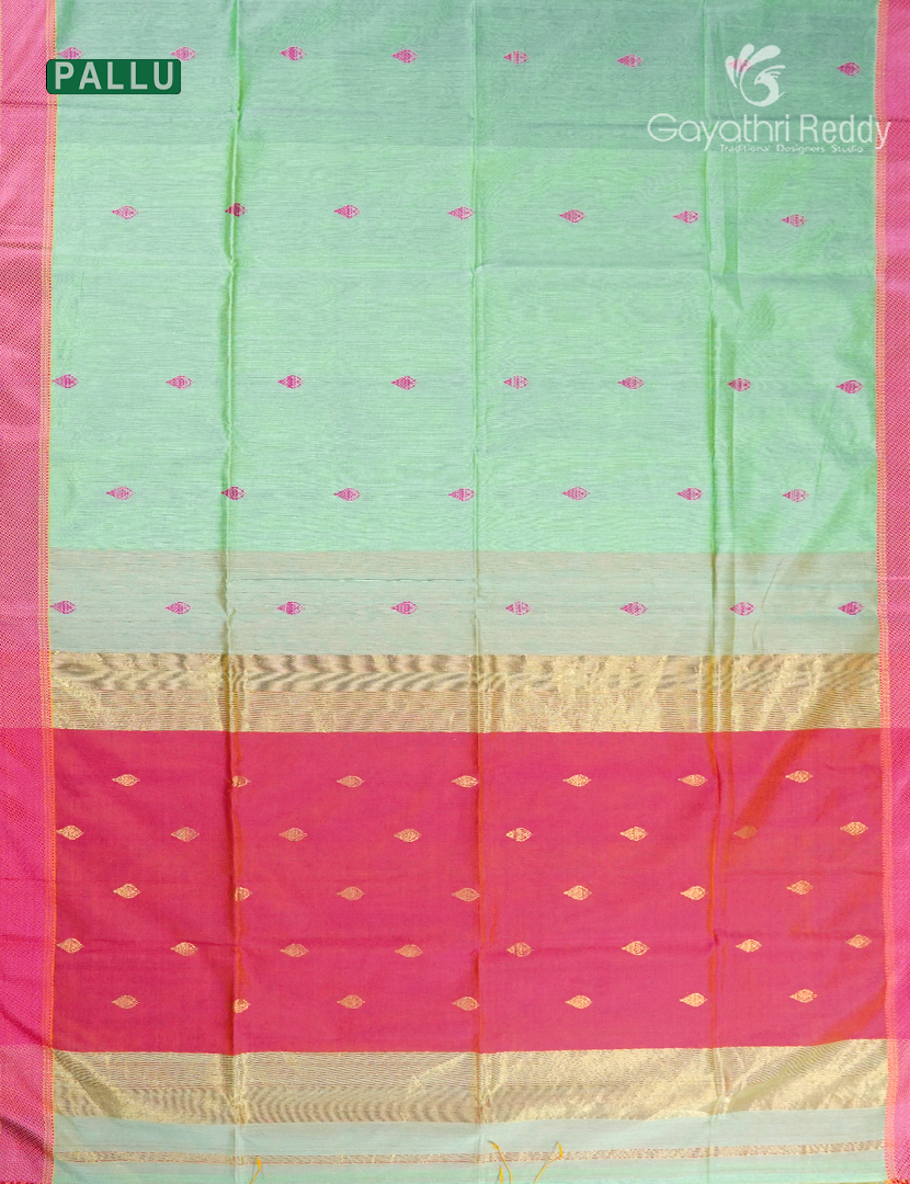 PURE CHANDERI BUTTA SAREES -CPS1217