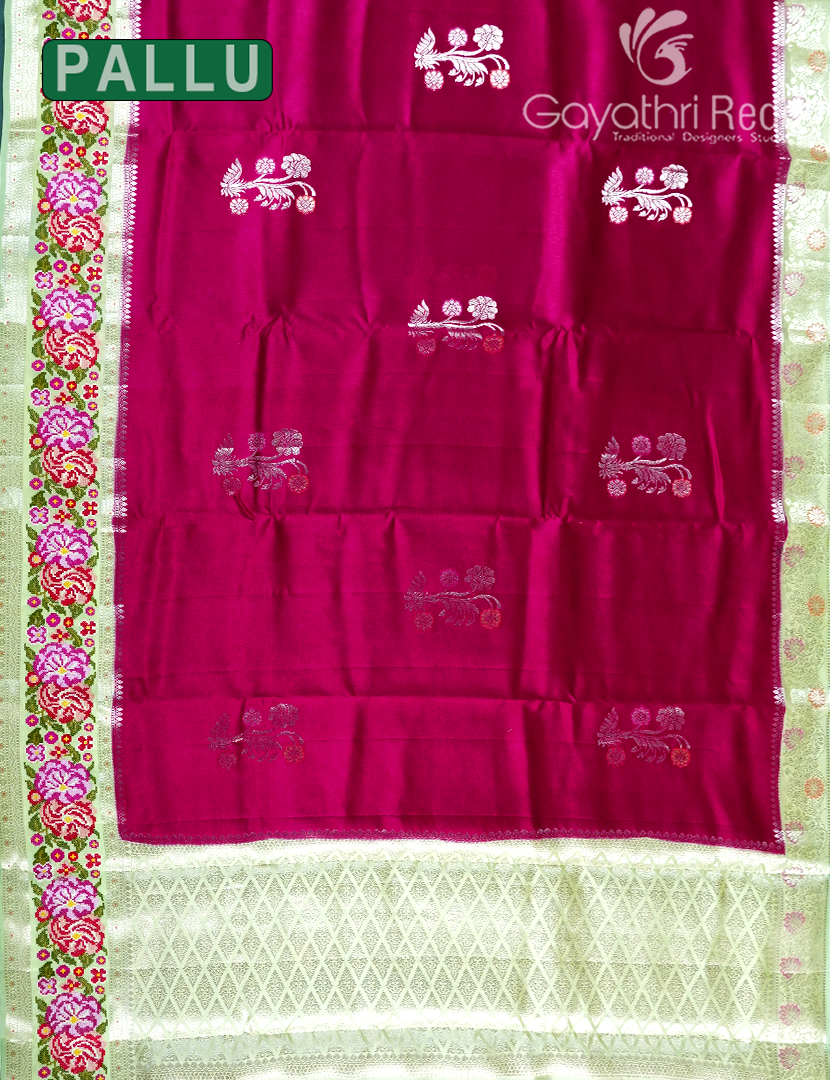 CHINIYA SILK SAREE-CS572