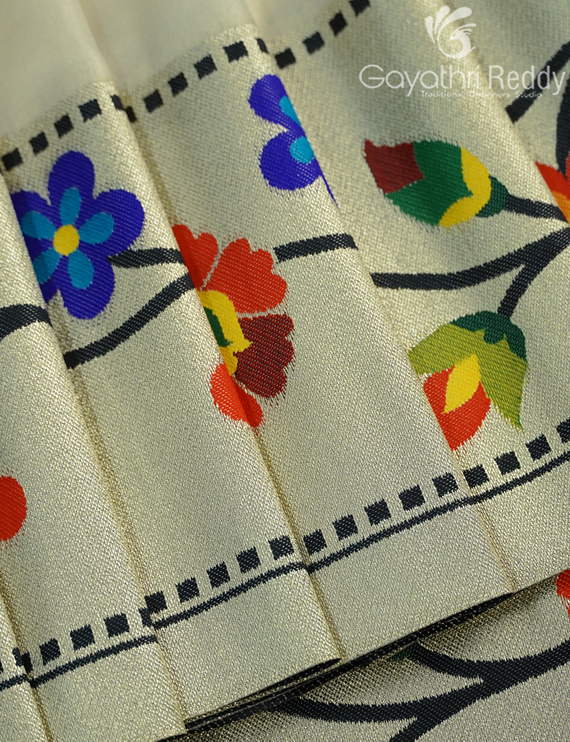 SEMI PAITHANI SAREE-SPS55