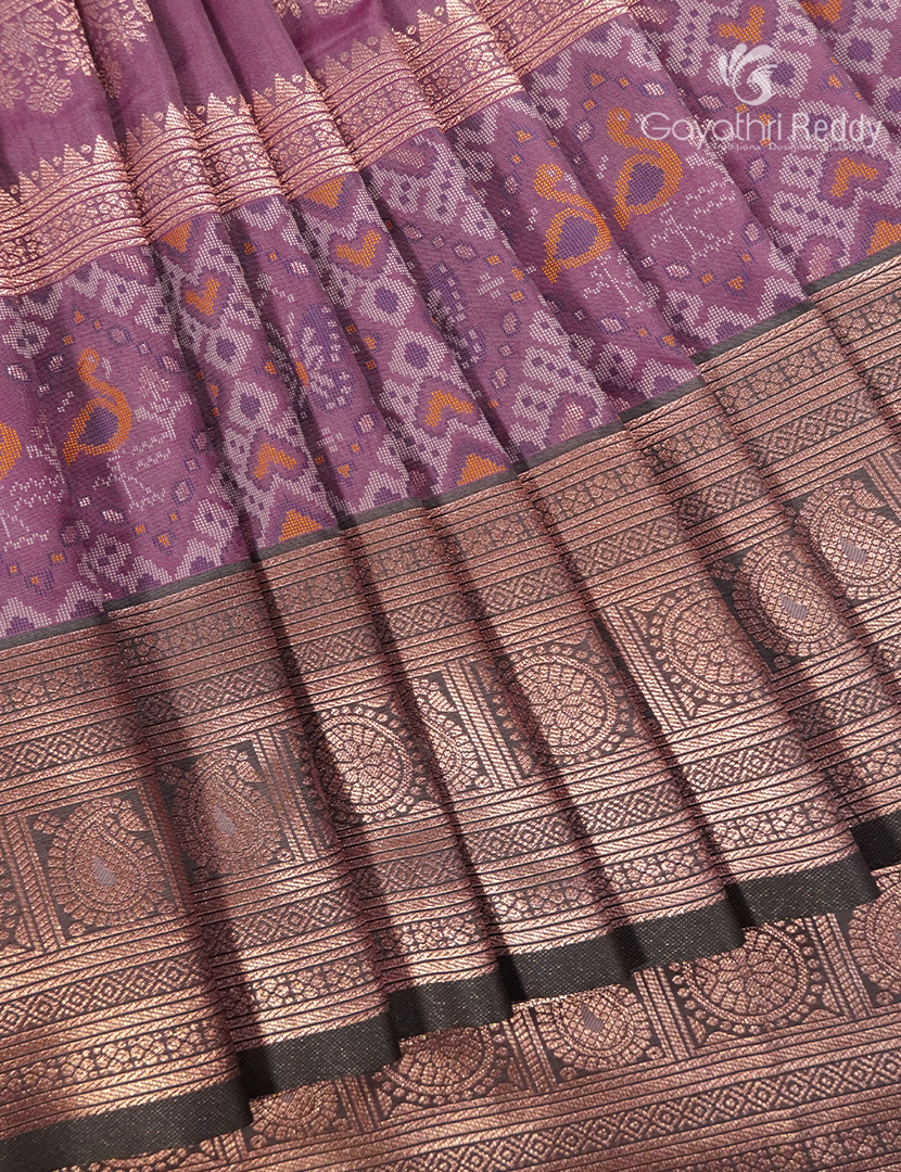 Semi Kanchipuram Art Silk Saree in Onion Pink