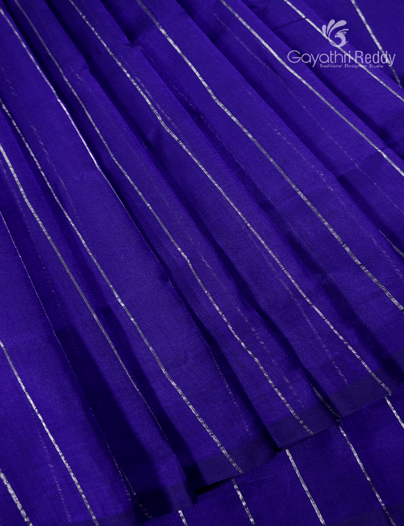 Pure Arani Sico Saree in Deep Blue