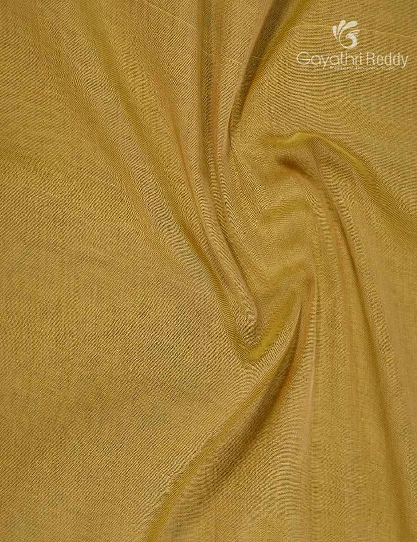 Pure Narayanpet Cotton Saree in Khakhi Green
