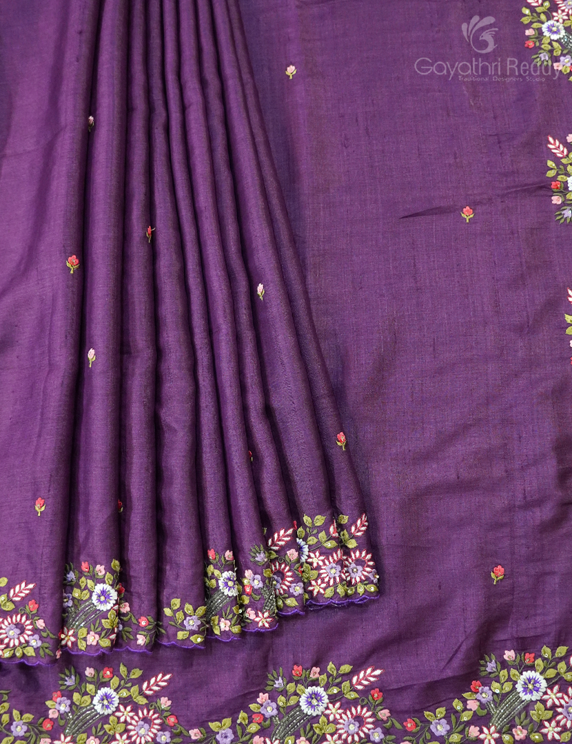 PURE DESI TUSSAR HANDWORK-TS1353