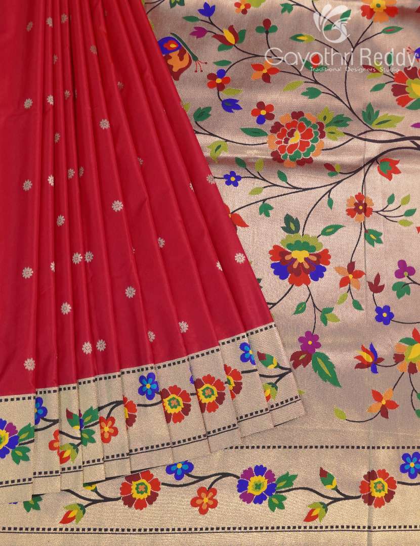 SEMI PAITHANI SAREE-SPS56