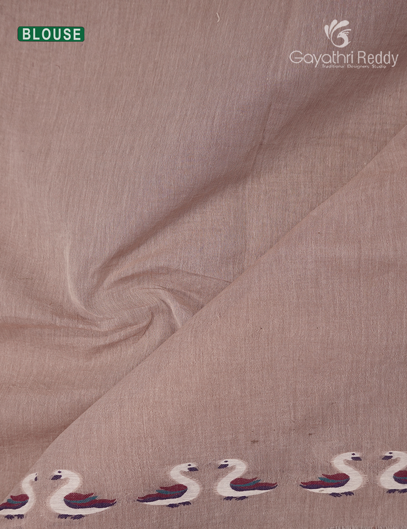 Jamdani Cotton Saree in Beige