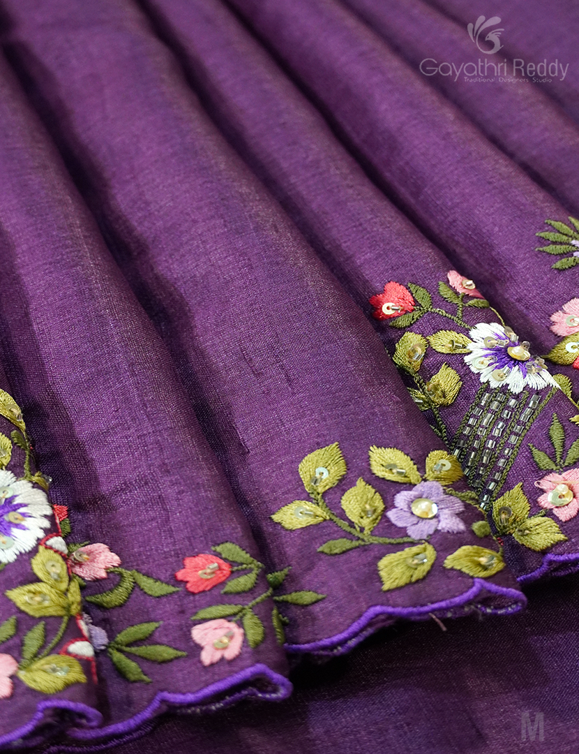 PURE DESI TUSSAR HANDWORK-TS1353