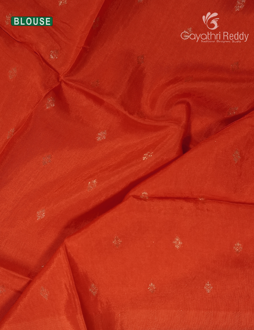 Semi Mysore Crepe Saree in Brown