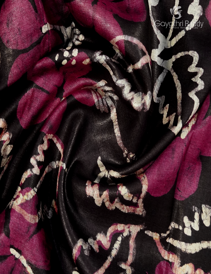 PURE DESI TUSSAR PRINTED SAREE-TS1582