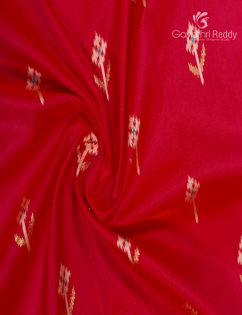 Semi Kanchipuram Art  Silk Saree in Rani Pink and Deep Rama Green