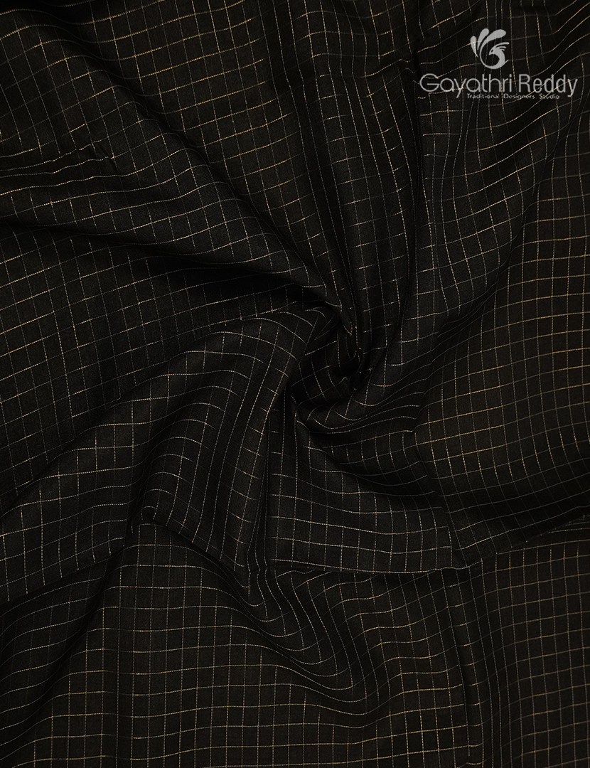 Semi Tussar Fancy Saree in Black