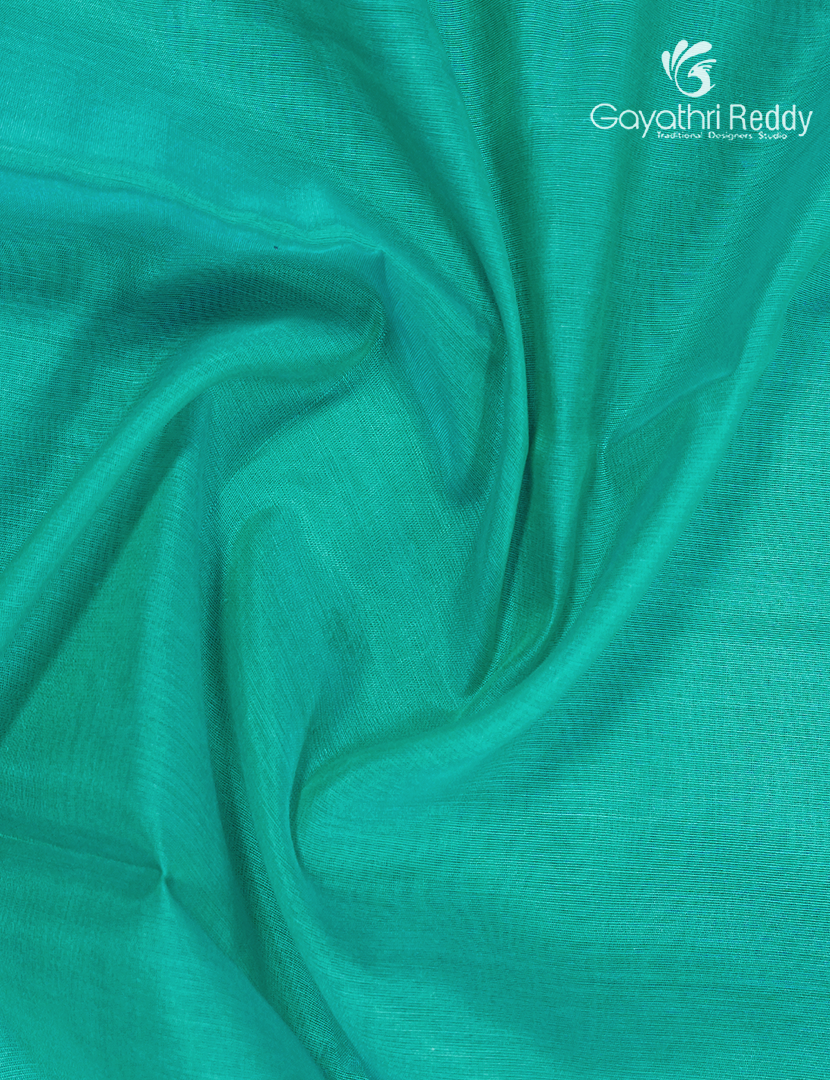 Pure Kanchi Sico Saree in Sea Blue and Rani Pink