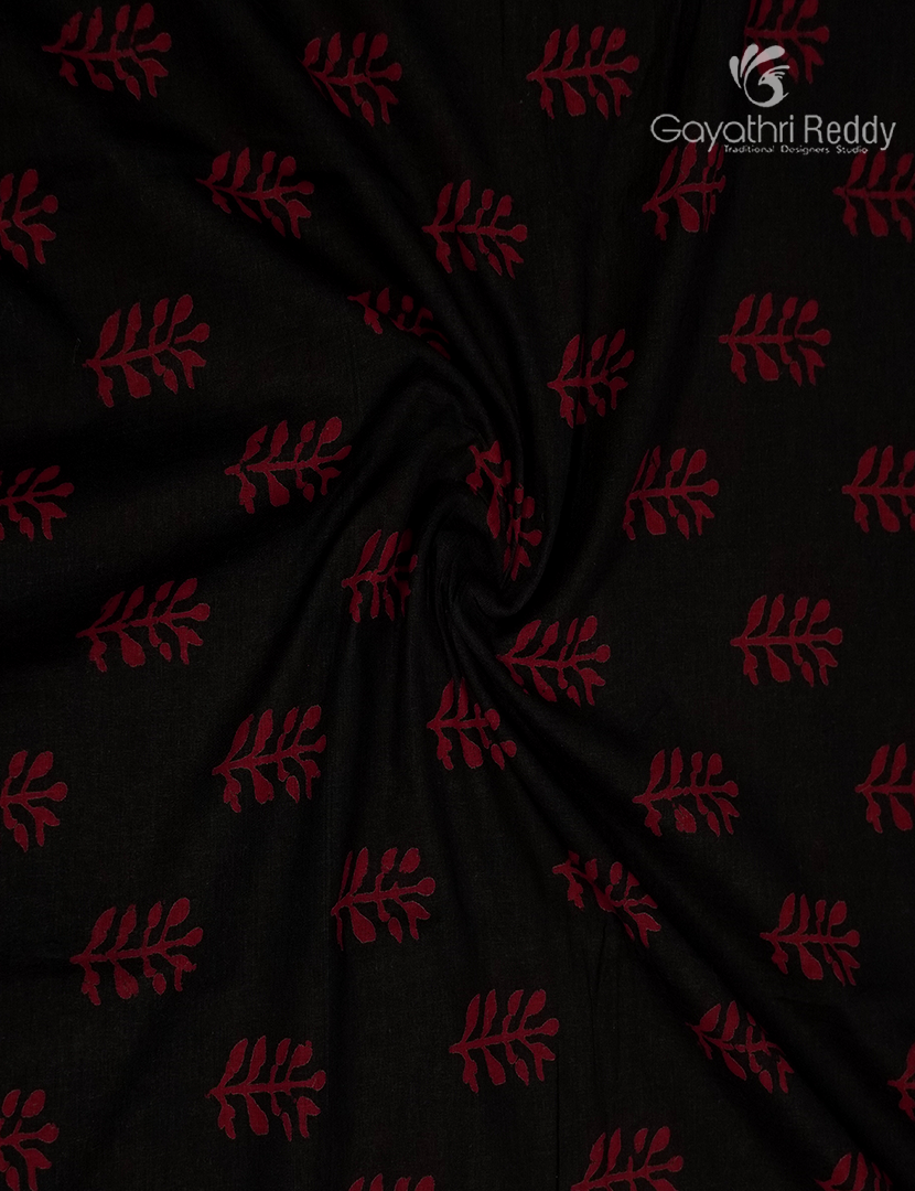 Vidharbha Cotton Saree in Black