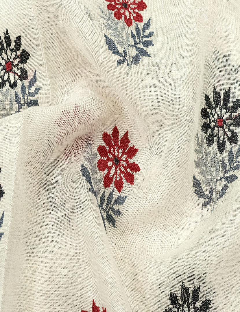 PURE LINEN SAREE-L1350