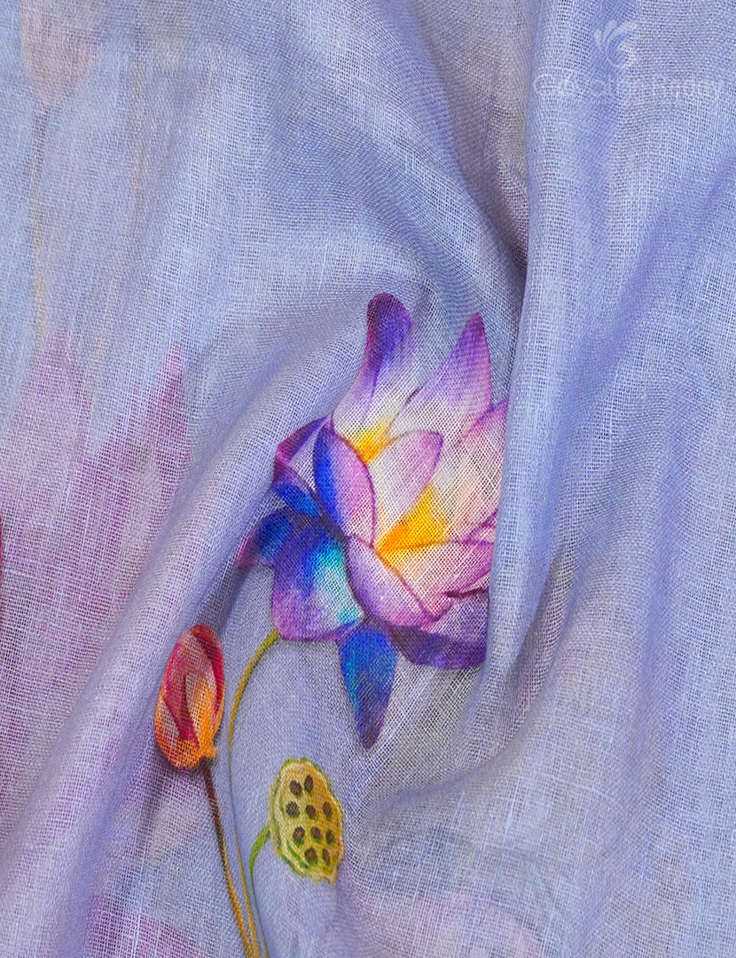 PURE LINEN SAREE-L1306