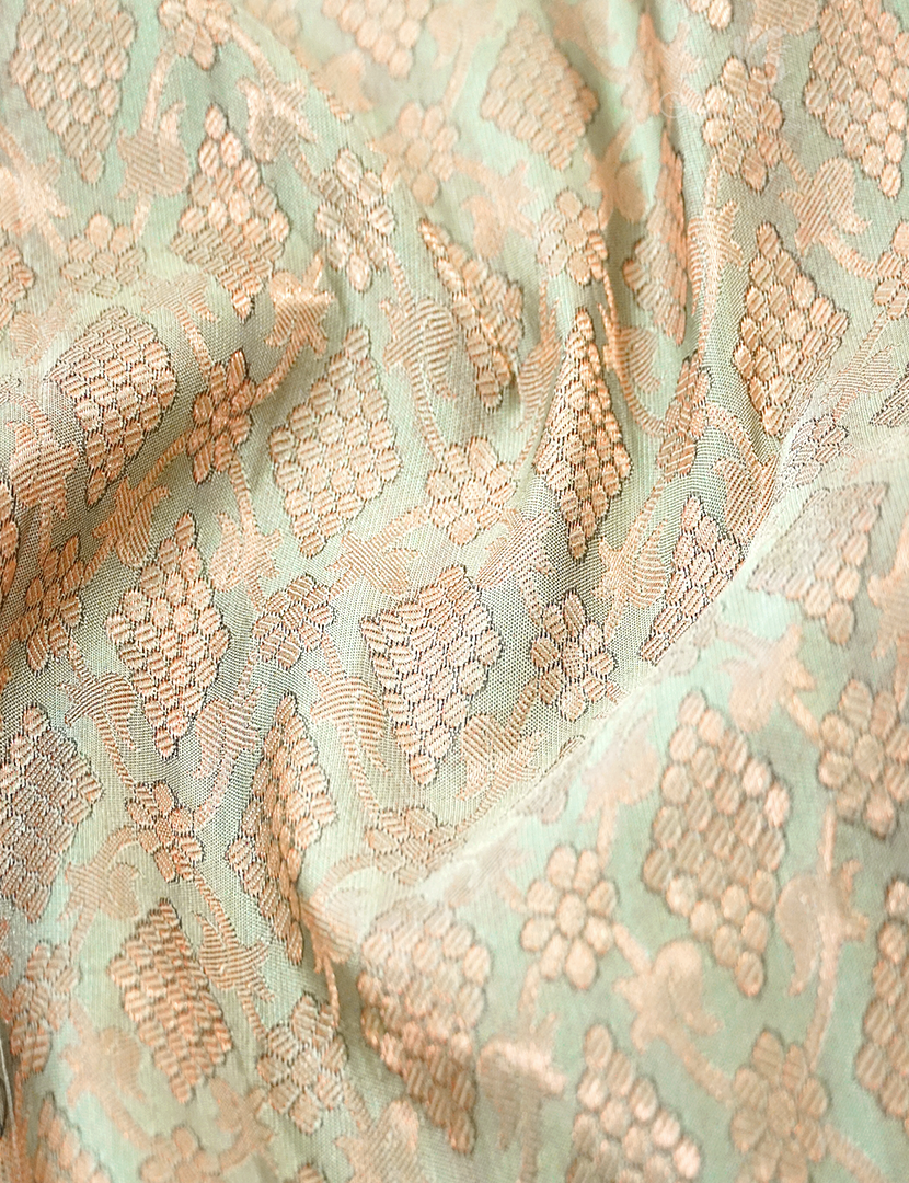 KANCHI PATTU HALF MIX SAREE-KP7599