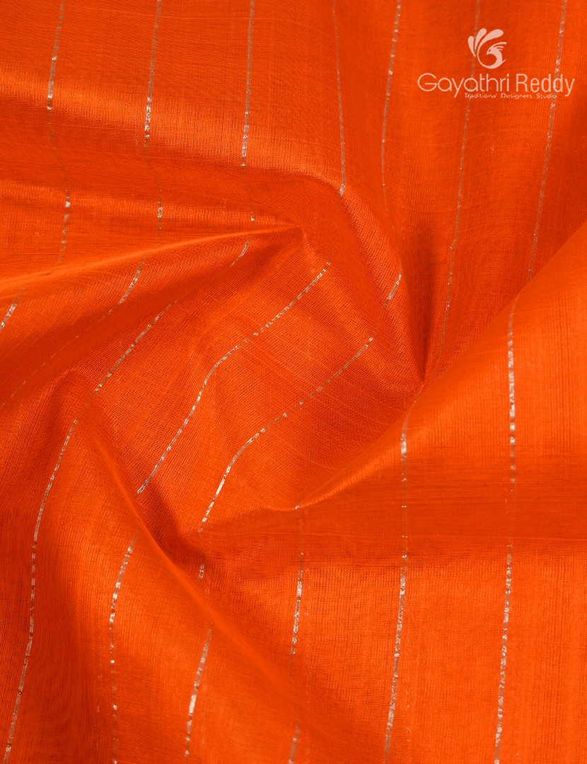Pure Arani Sico Saree in Orange