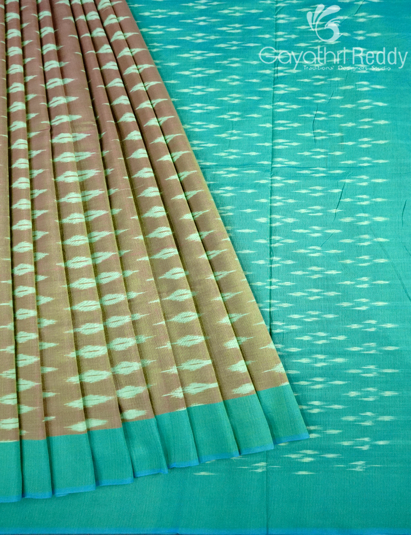 PURE IKKAT COTTON SAREE-IKC1086