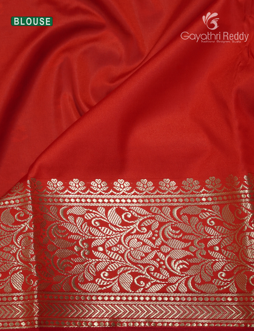 Semi Banaras Katan Silk Saree in Sky Blue