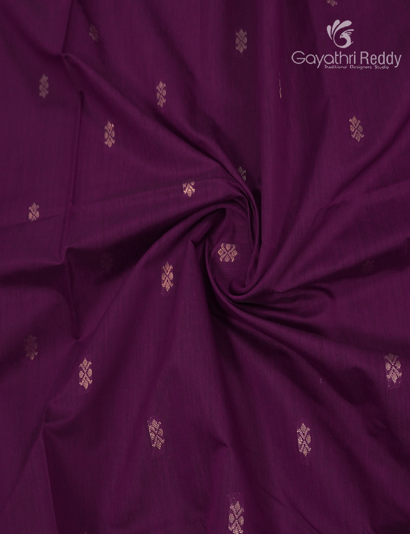 Kanchipuram Sico Saree in Deep Majenta and Green